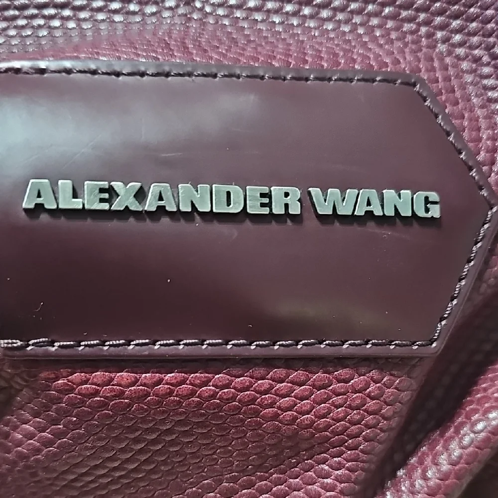 Alexander Wang Burgundy Tote Bag